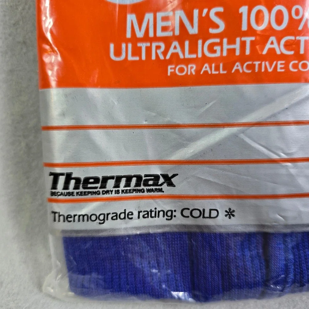 Vintage Duofold‎ Thermax Thermal Pants Mens XL Blue Ultralight Action Base Layer